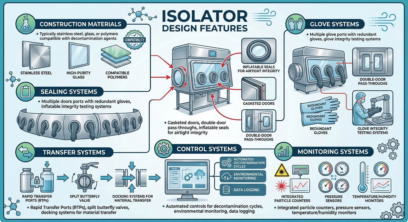 Features of Isolator - AI Photo by PharmaQMS