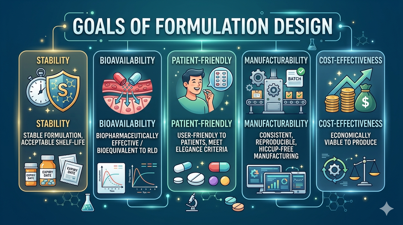 Goal of Formulation Design by PharmaQMS